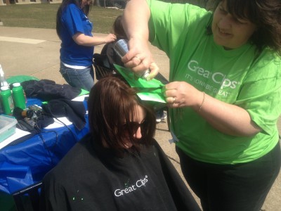 RMU’s KDR ‘Brave the Shave’ event raises more than $2,000