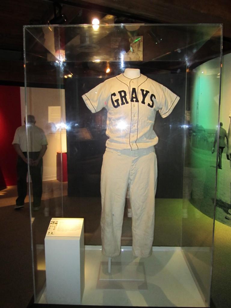 Uniform on display at the Senator John Heinz History Center