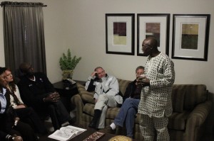 RMU community gathers to welcome Blessing Adeoy