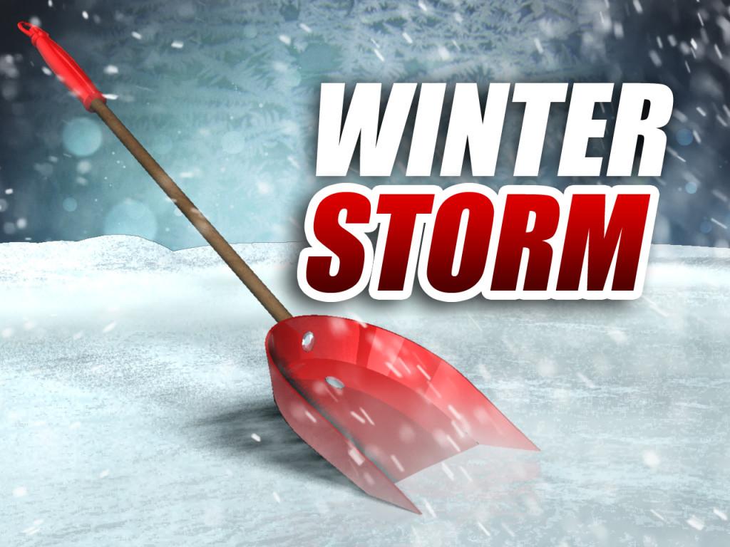 Winter storm warning goes into effect Tuesday evening