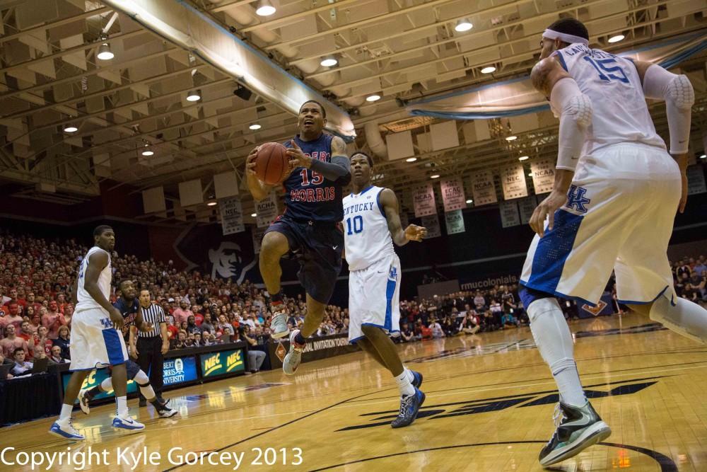 Colonials pull off improbable upset over Kentucky in NIT