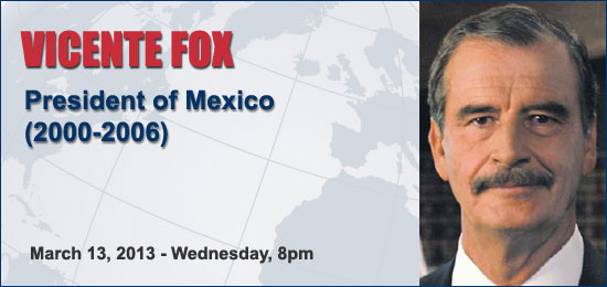 Upcoming Pittsburgh Speaker Series: Vicente Fox