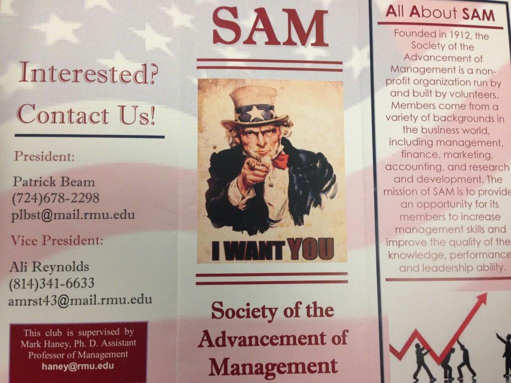 SAM makes way onto RMU student organization scene