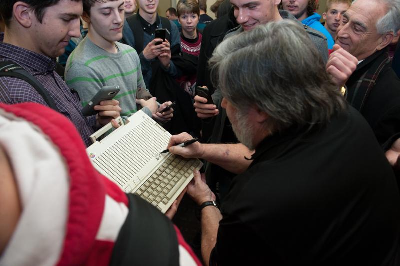Steve Wozniak visits RMU International Suite