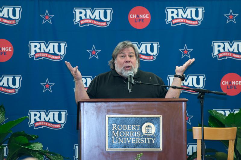 Apple Co-Founder Steve Wozniak visits RMU