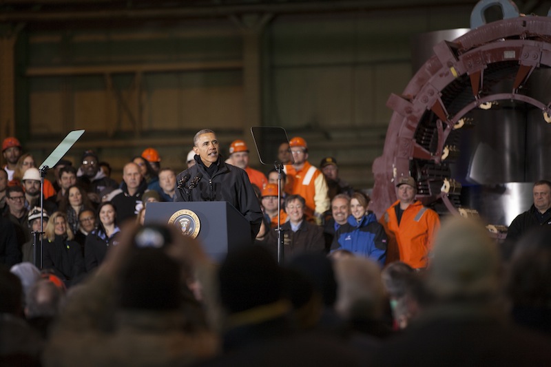 President Obama Visits Mon Valley Works