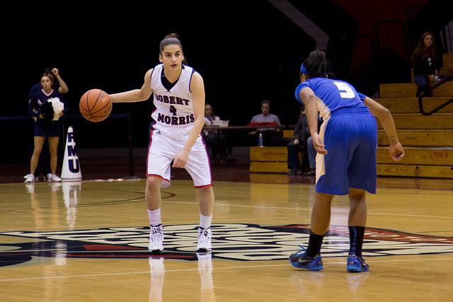 Stamolamprou averages 12 points a game for the Colonials.