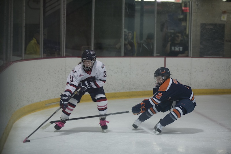 The Colonials were unable earn their first victory of the season losing 5-3 to Colgate.