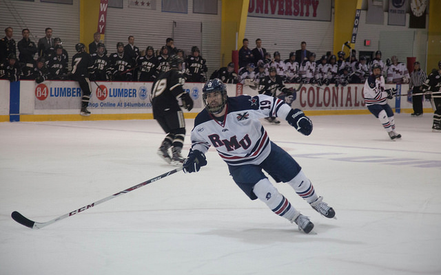 Rough ‘Knight’ for RMU hockey team