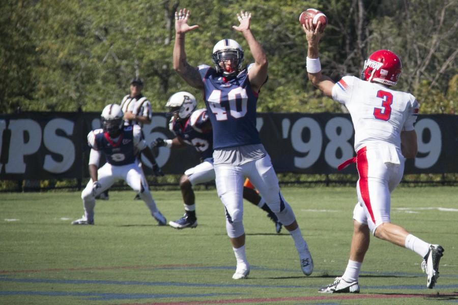 Stojkovic at OLB in 2013 against Dayton