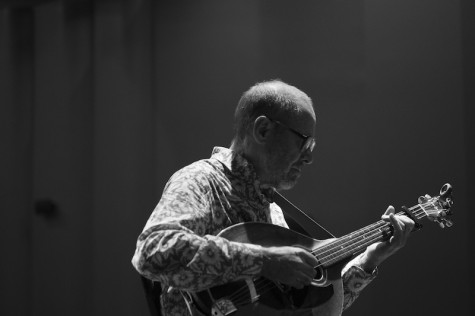 Sean Tyrrell, Irish singer, preformed on the Massey stage Friday evening. 