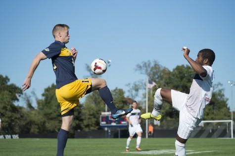RMU Men's Soccer versus Canisius. Colonials lost 1-0 in a hard fought game. 