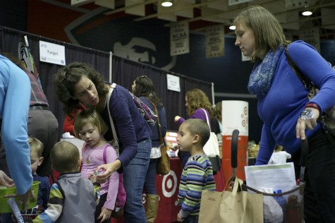 "What's on your plate?" healthy foods and wellness expo at the Sewall center Saturday afternoon. 