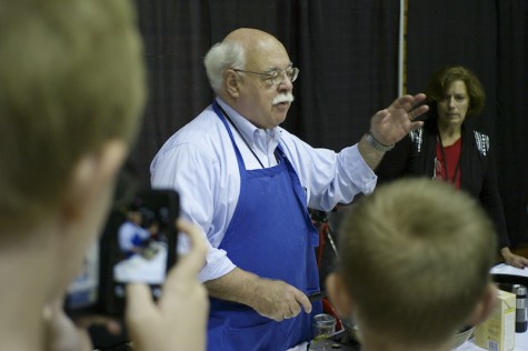 "What's on your plate?" healthy foods and wellness expo at the Sewall center Saturday afternoon. 