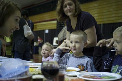 "What's on your plate?" healthy foods and wellness expo at the Sewall center Saturday afternoon. 