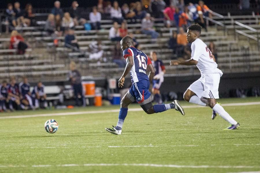 The Colonials clinched a spot in the NEC Tournament Friday after a 2-1 defeat of the Blue Devils on the road.