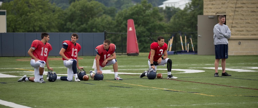 (From L-to-R) Marcus Prather, Luke Brumbaugh, Joe Carroll, Derik Abbott and OC Darrin Hicks 