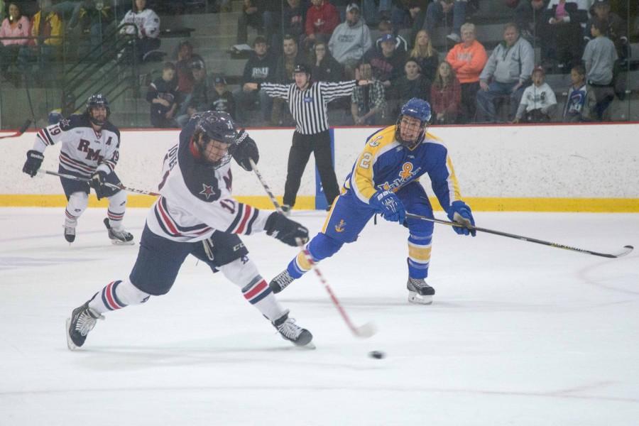 Robert Morris battled Michigan Friday night on the road in Ann Arbor, Michigan.