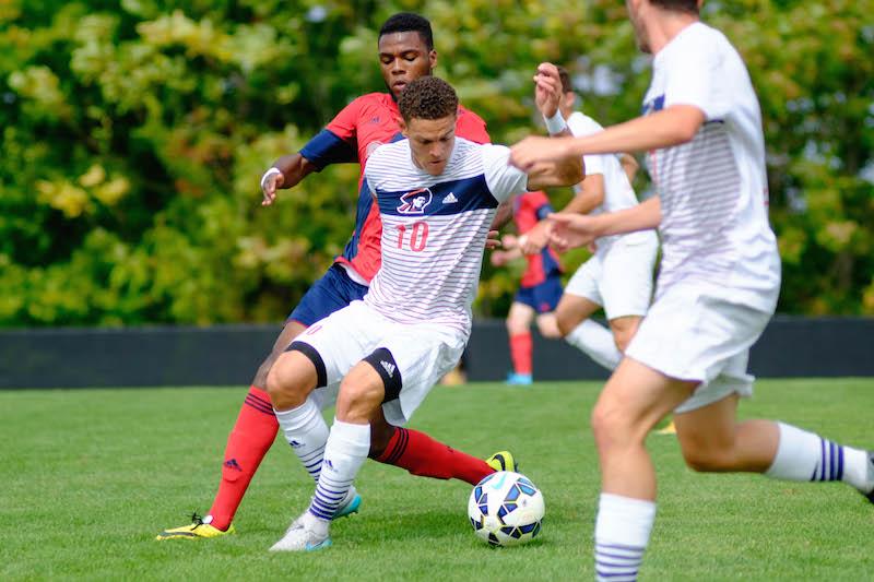 RMU slides past Sacred Heart, 3-0