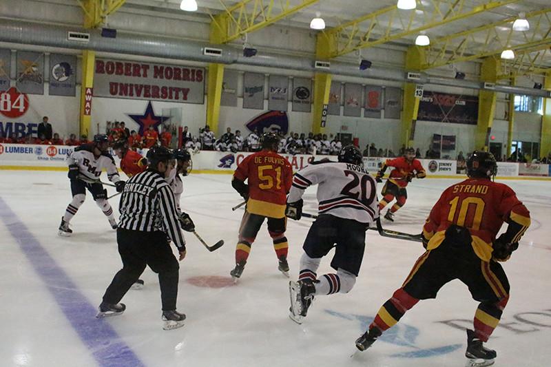 Moore (20) in action during a contest earlier in the season.