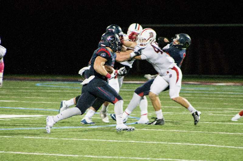 Robert Morris Scored first but Liberty was too much to handle and ran away with the 41-7 victory.