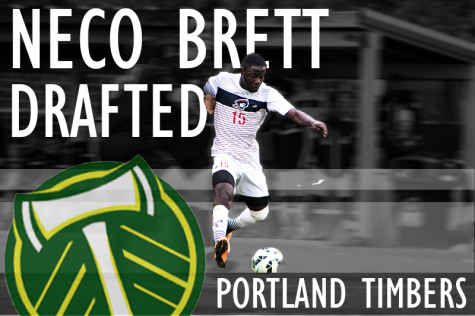 Neco Brett becomes second RMU player ever selected in the MLS Draft