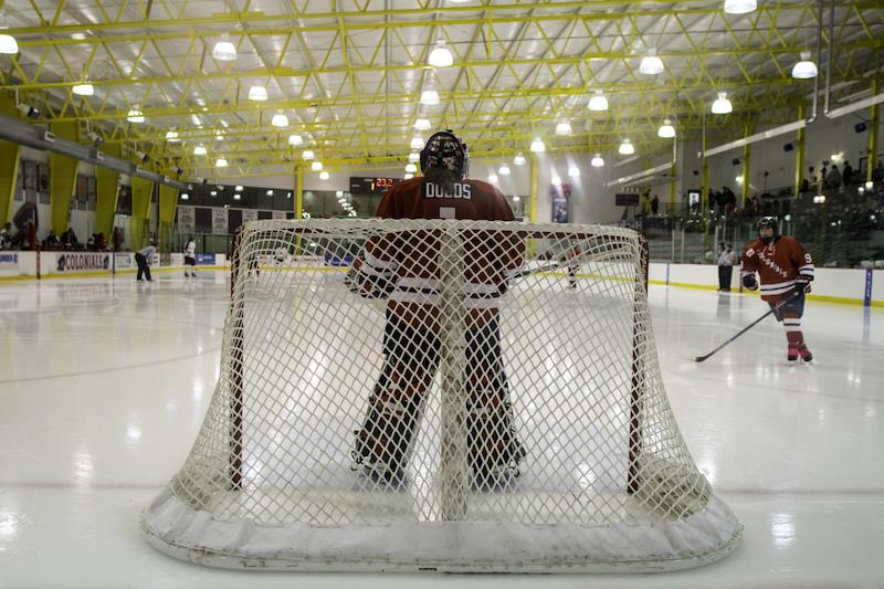 Goaltender+Jessica+Dodds+play+this+weekend+against+Mercyhurst+helped+her+team+capture+a+win+and+a+tie.