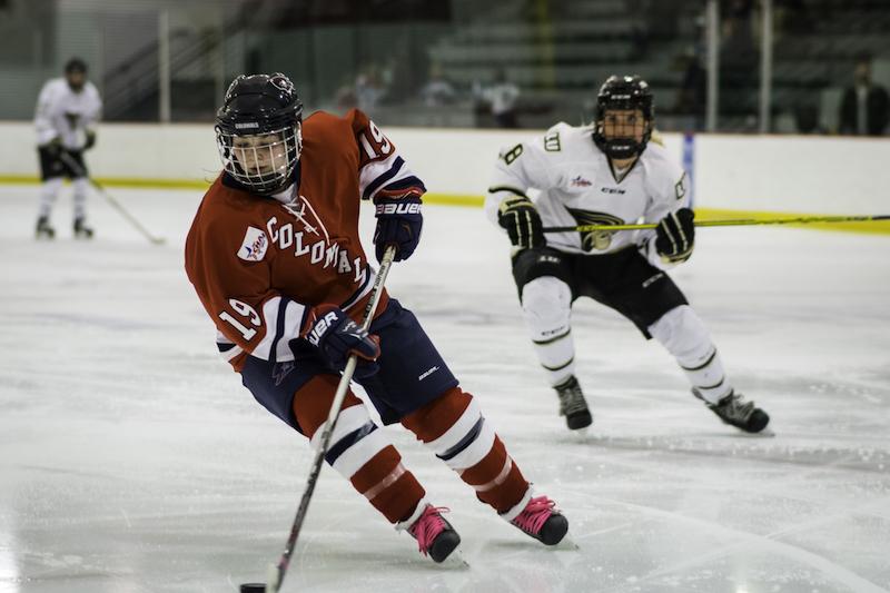 Robert Morris used the stellar play of their seniors Saturday to sweep Mercyhurst at home.