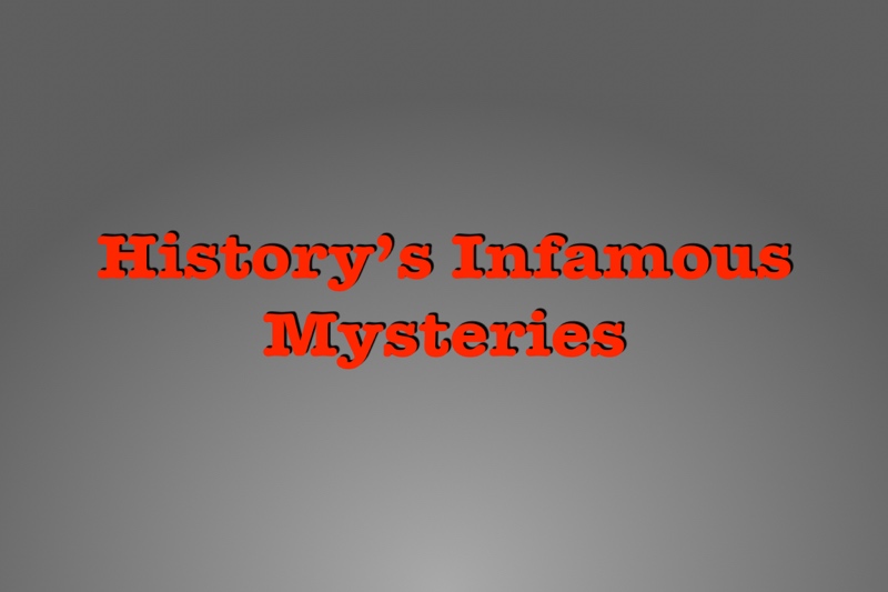 Five infamous unsolved murders
