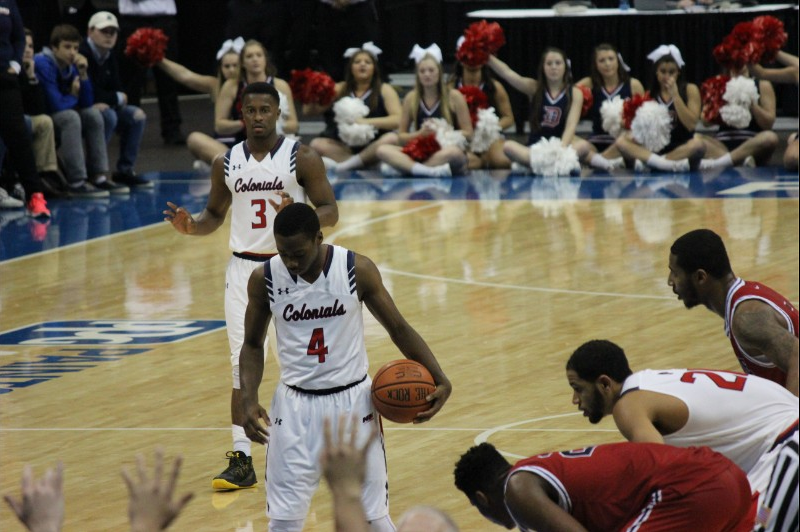 Clive+Allens+two+crucial+free-throws+in+the+closing+seconds+Wednesday+helped+the+Colonials+take+down+non-conference+foe+Buffalo.