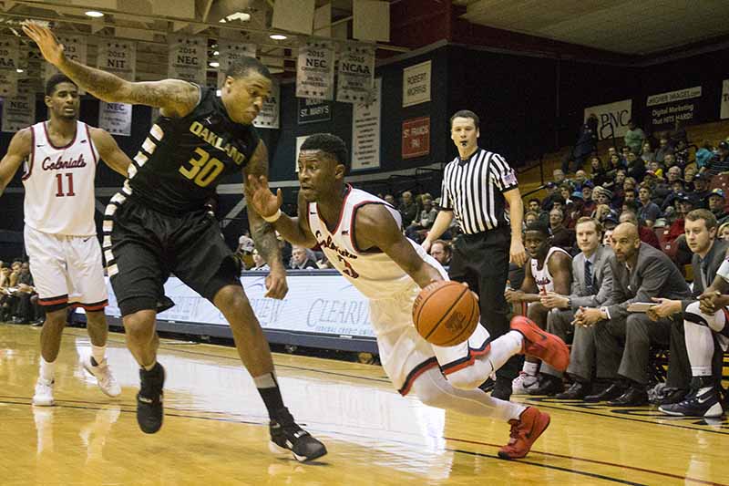 RMU used big scoring performances from Isaiah Still, Kavon Stewart, and Dachon Burke to improve in the NEC standings Thursday evening. 