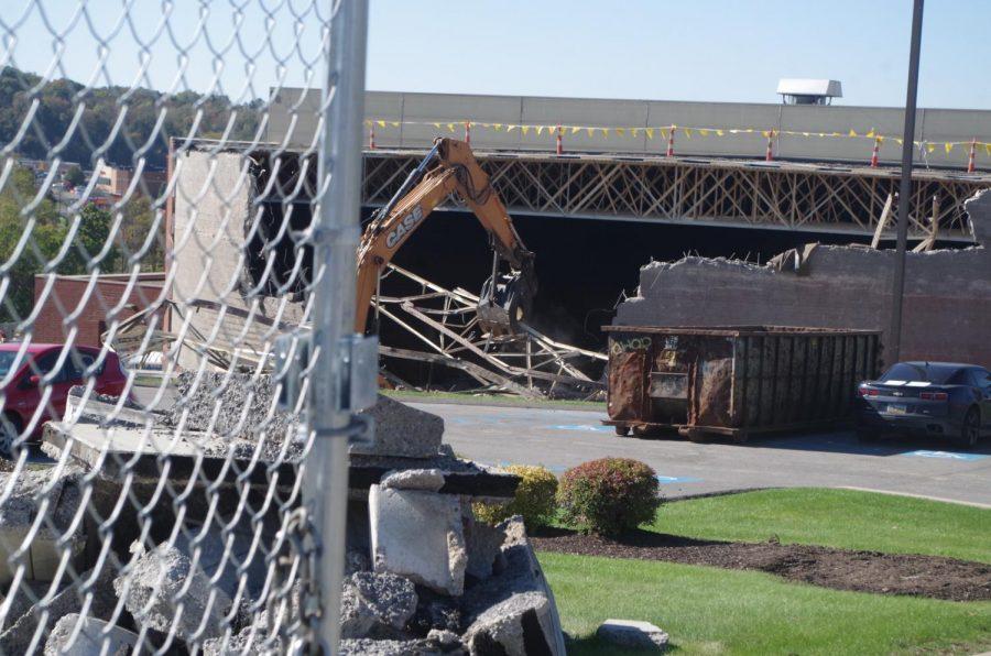 Demolition Begins on the Sewall Center.