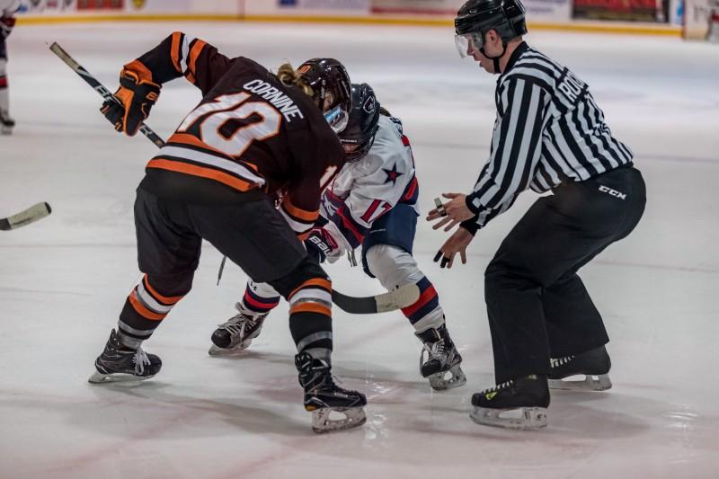 The RMU Womens Hockey team took on RIT at the Island Sports Center on Friday, November 10th 2017.