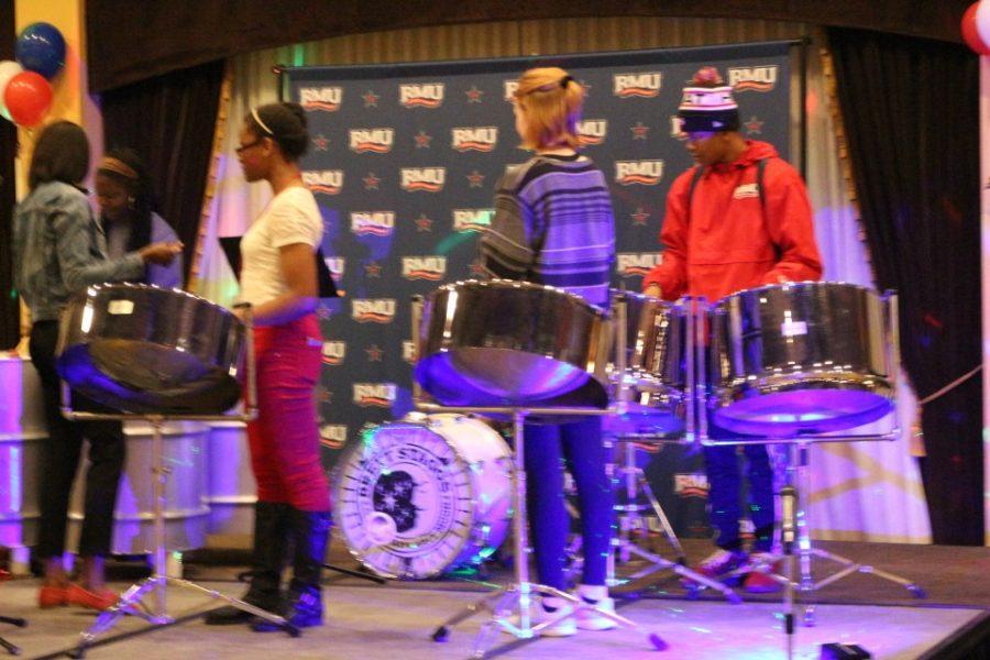 The Center for Global Engagement held its annual Global Karneval in Yorktown Hall on Tuesday, March 20th, 2018. Students had the opportunity to partake in numerous international activities such as Salsa Dancing lessons and Steel Drum music.   