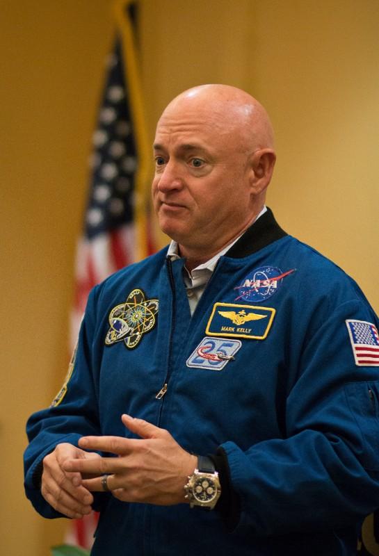 Astronaut Mark Kelly makes a stop at Yorktown Hall ahead of his appearance at the Pittsburgh Speaker series. 