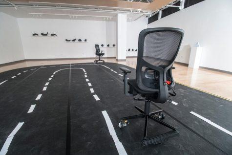 Katherine Behar’s interactive installation, “Anonymous Autonomous”, displayed at RMU