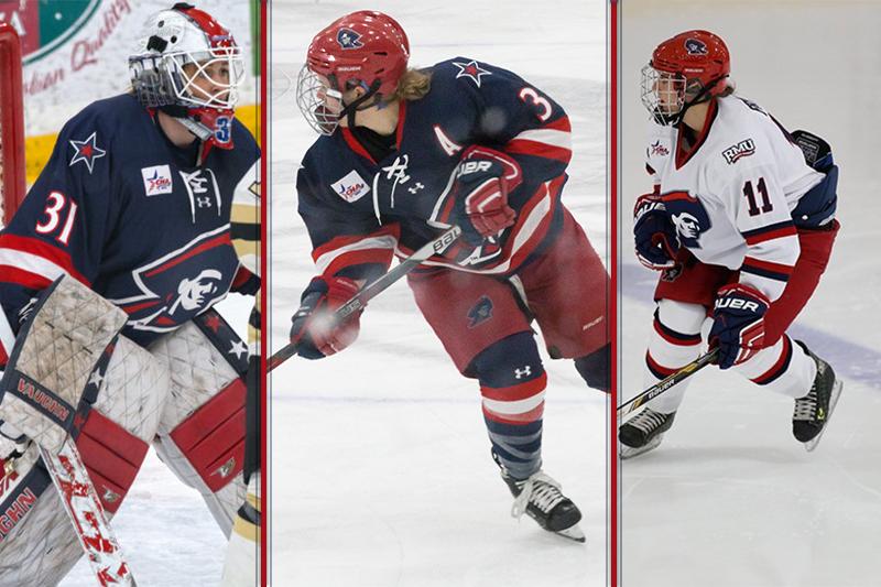 Three+RMU+womens+hockey+players+selected+in+CWHL+Draft