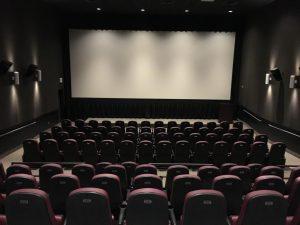The screening room at the Tull Family Theater. Photo credit: Garret Roberts