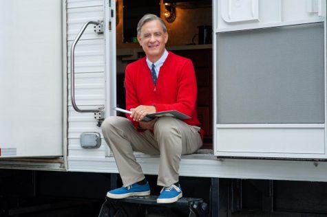 Tom Hanks picture as Mister Rogers released by Sony Pictures