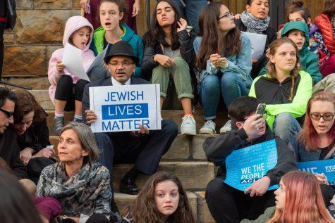 Protests against President Donald Trump in Squirrel Hill