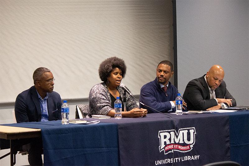 Campus+library+hosts+panel+discussion+about+race+in+America