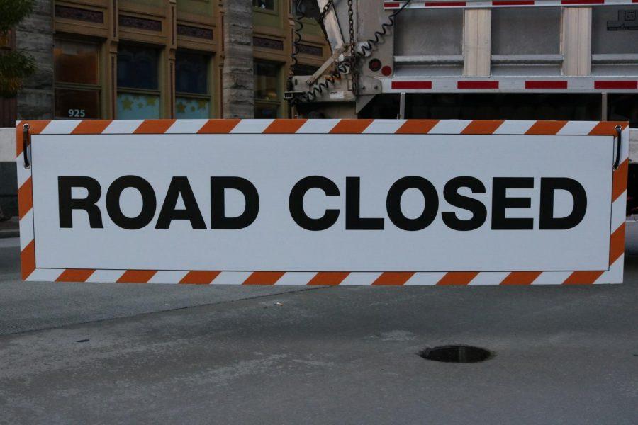 Partial road closure in South Park