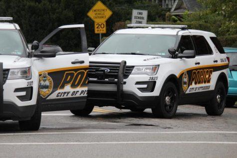Steelers to present check to police chief for Community Relations Trailer
