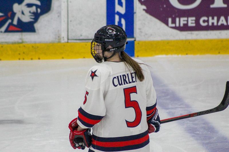 Curletts two goals leads womens hockey to sweep over RIT