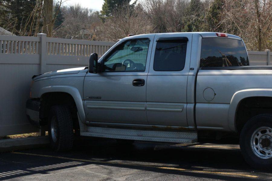 A vehicle parked at the Benjamin Rush Center lot was searched by Moon Township and Robert Morris Police on the morning of Feb. 15, 2019.