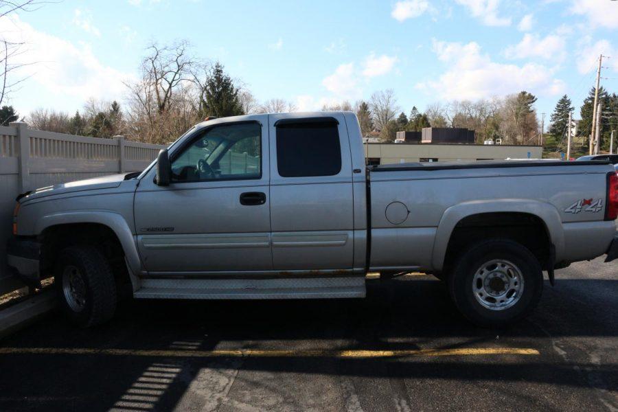 A vehicle parked at the Benjamin Rush Center lot was searched by Moon Township and Robert Morris Police on the morning of Feb. 15, 2019.