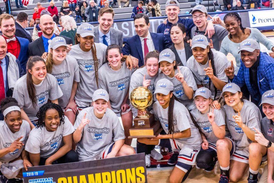 Conference+Champions%3A+Women%E2%80%99s+basketball+defeats+Saint+Francis+to+win+NEC+Tournament