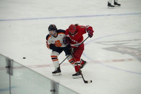 Women’s hockey ends season with win over Syracuse
