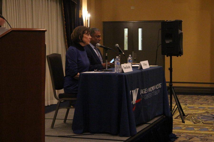 League of Women Voters held a debate in Robert Morris Universitys Yorktown Hall the night of March 20, 2019.