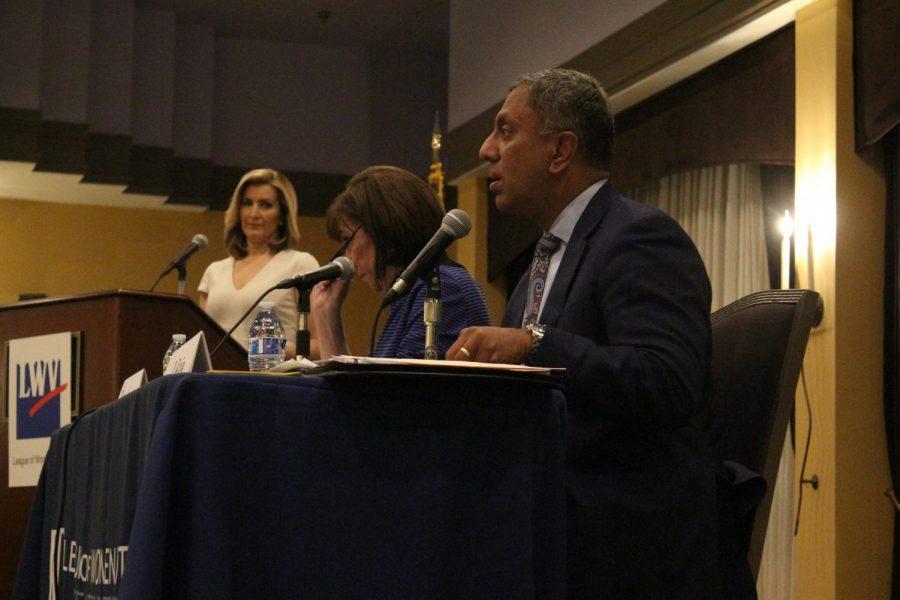 League of Women Voters held a debate in Robert Morris Universitys Yorktown Hall the night of March 20, 2019.